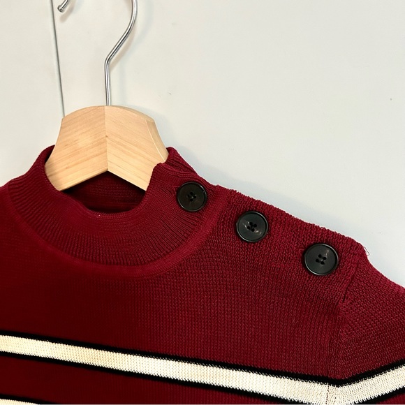 Isabel Marant Étoile striped button pullover sweatshirt - Picture 3 of 6